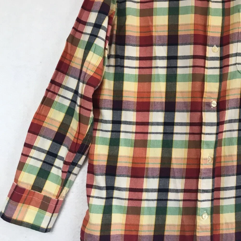 Gap Kids Boy Button Up Shirt XL (12) plaid